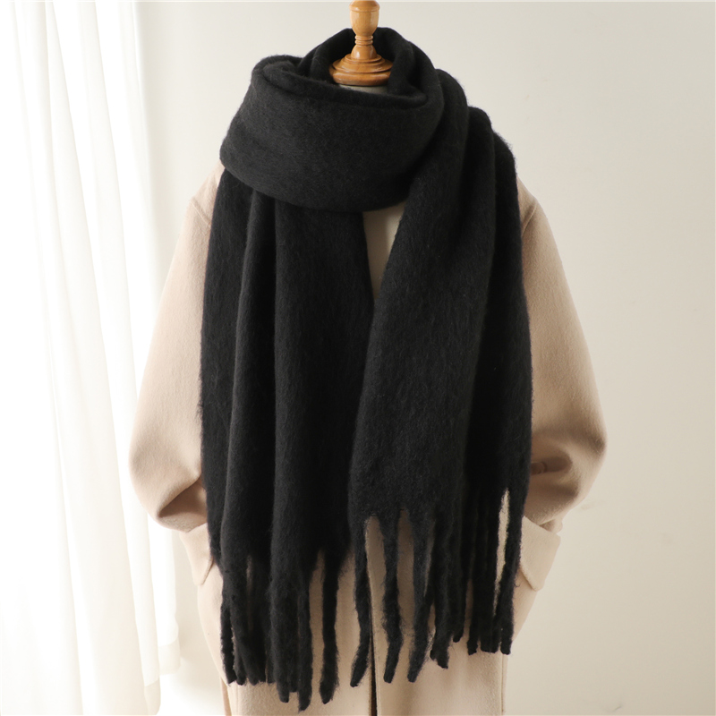 Cashmere Pashmina Wrap - Szalik zimowy dla kobiet kaszmirowy ciepły,