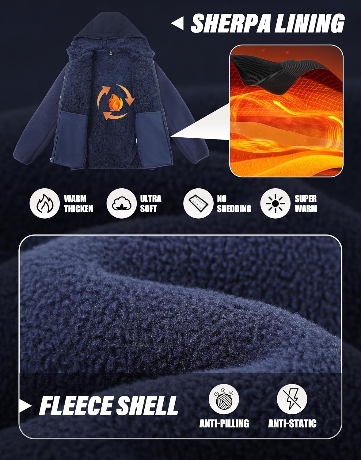 Męska kurtka polarowa Pioneer  – Sherpa Hoodie Fleece recenzja i cena