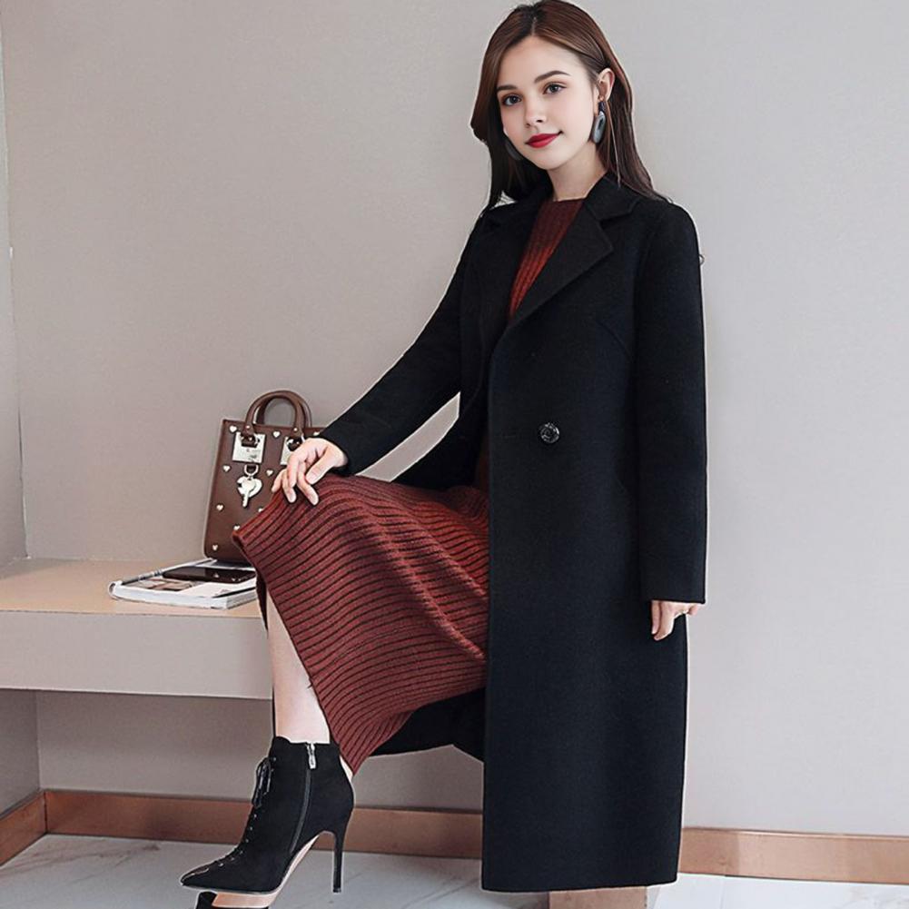 Damski płaszcz wełniany, damsk – Wool Coat Peacoat recenzja i cena