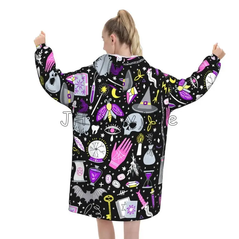 Magiczna Wiedźma Gotyk Oversiz – Sherpa Hoodie Fleece recenzja i cena