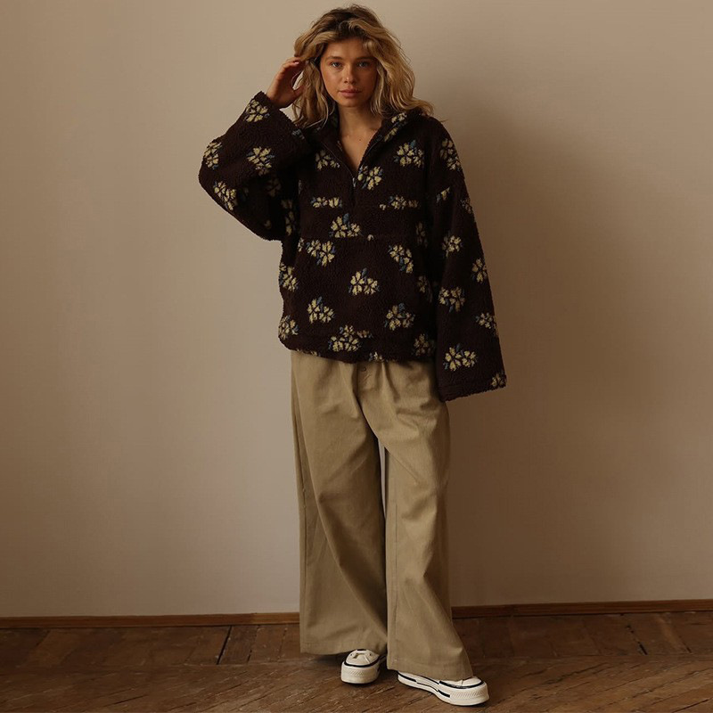 Damska bluza z polaru sherpa z – Sherpa Hoodie Fleece recenzja i cena