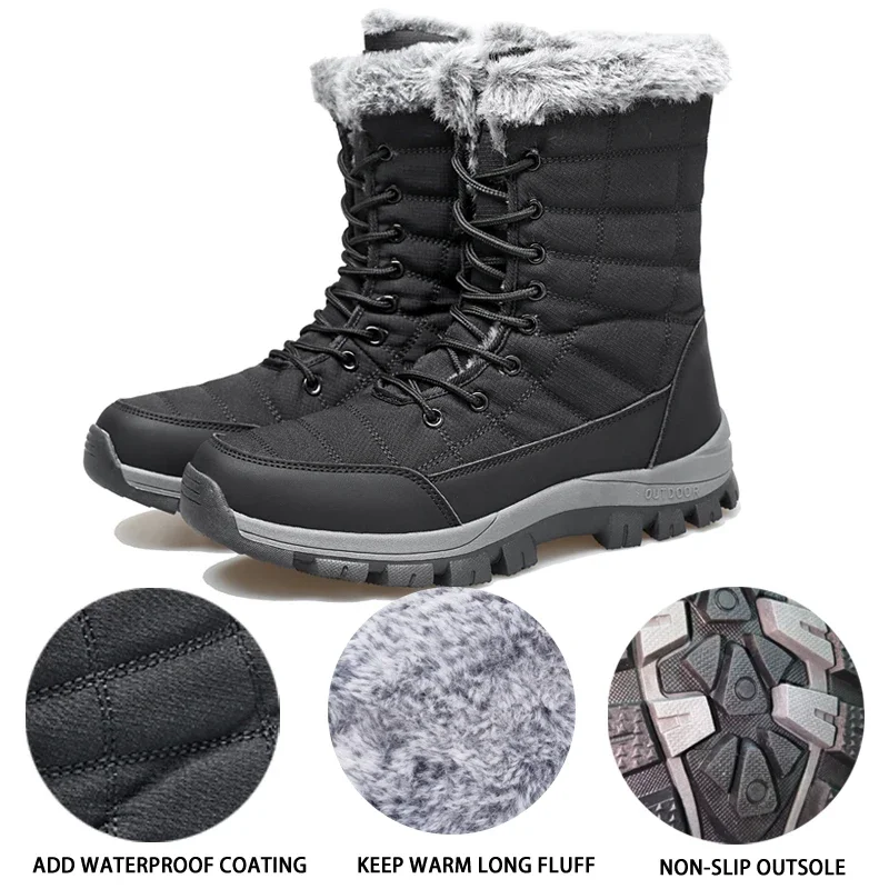 Męskie nowe bawełniane buty, w – Waterproof Winter Boot recenzja i cena