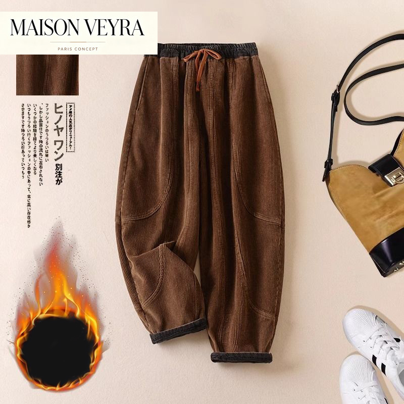 Spodnie haremki z sztruksu dam – Corduroy Pant Warm recenzja i cena