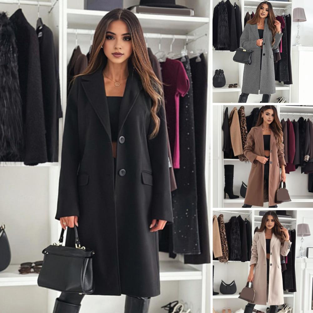 Płaszcz damski odporny na zagn – Wool Coat Peacoat recenzja i cena